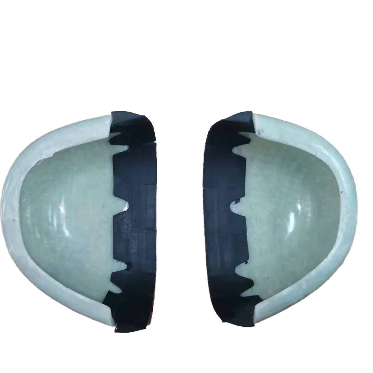 Glassfiber toe caps